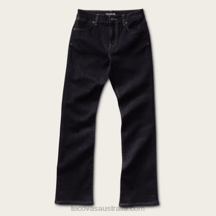 Women Ink Blue High-Rise Straight Jean Tecovas 62NN166