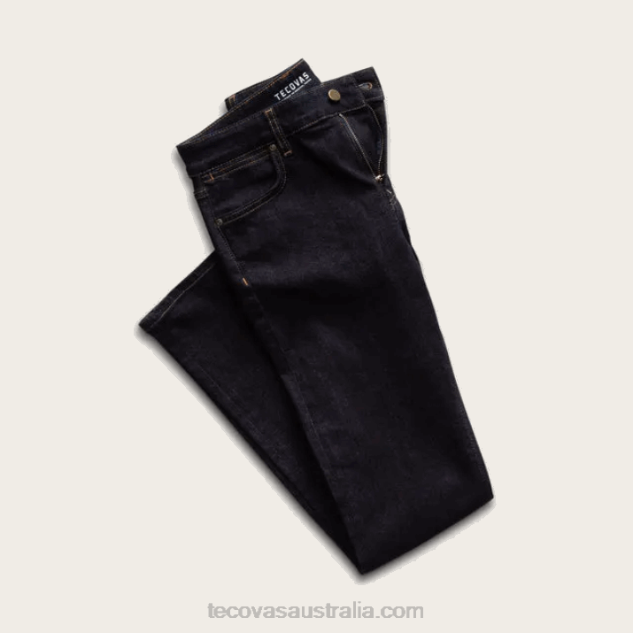 Women Ink Blue High-Rise Straight Jean Tecovas 62NN166