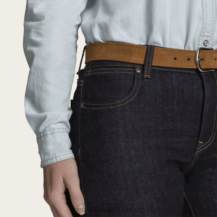 Women Ink Blue High-Rise Straight Jean Tecovas 62NN166