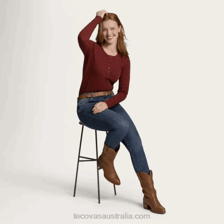 Women River Blue High-Rise Skinny Jean Tecovas 62NN168