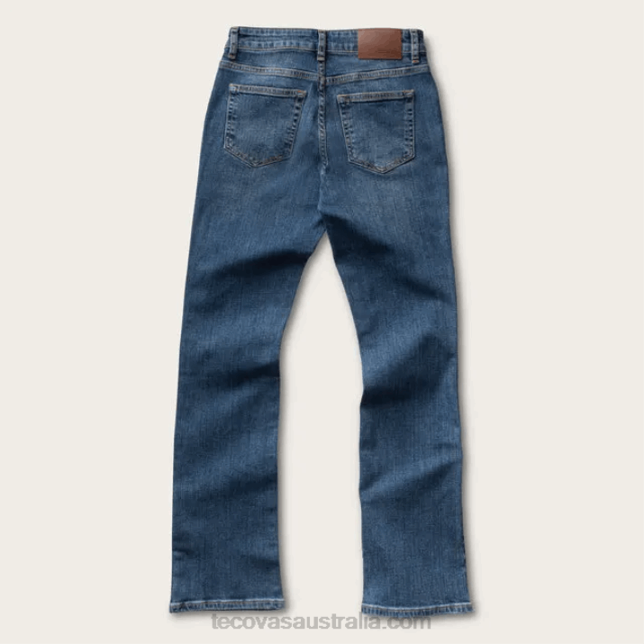 Women River Blue High-Rise Straight Jean Tecovas 62NN167