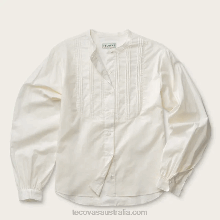 Women Bone Solid Button Down Tecovas 62NN152