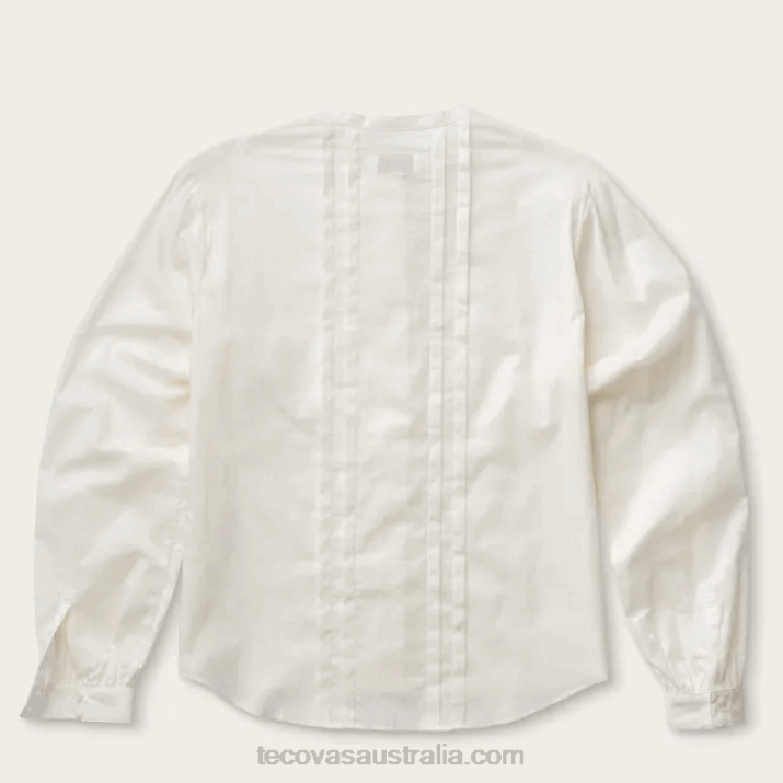 Women Bone Solid Button Down Tecovas 62NN152