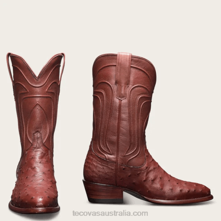 Women Bourbon Ostrich The Jessie Tecovas 62NN122